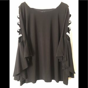 Studio Badgley Mischka Blouse with Rhinestones